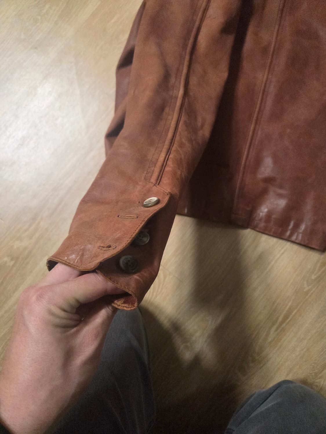 후드가죽자켓 105 상품이미지5