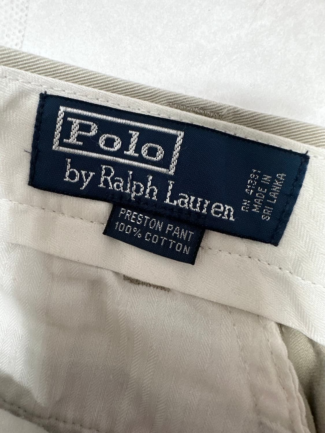 폴로 랄프로렌 베이지 치노팬츠 상품이미지4