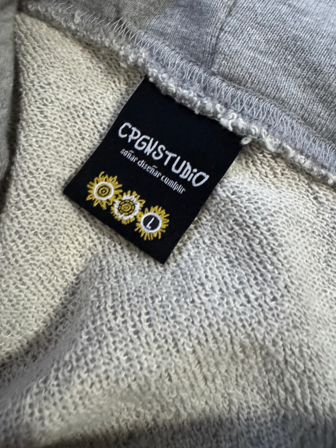 꼼파뇨 Not today 뒷 프린팅 오버핏 후드집업 XL ~ 2XL 상품이미지3