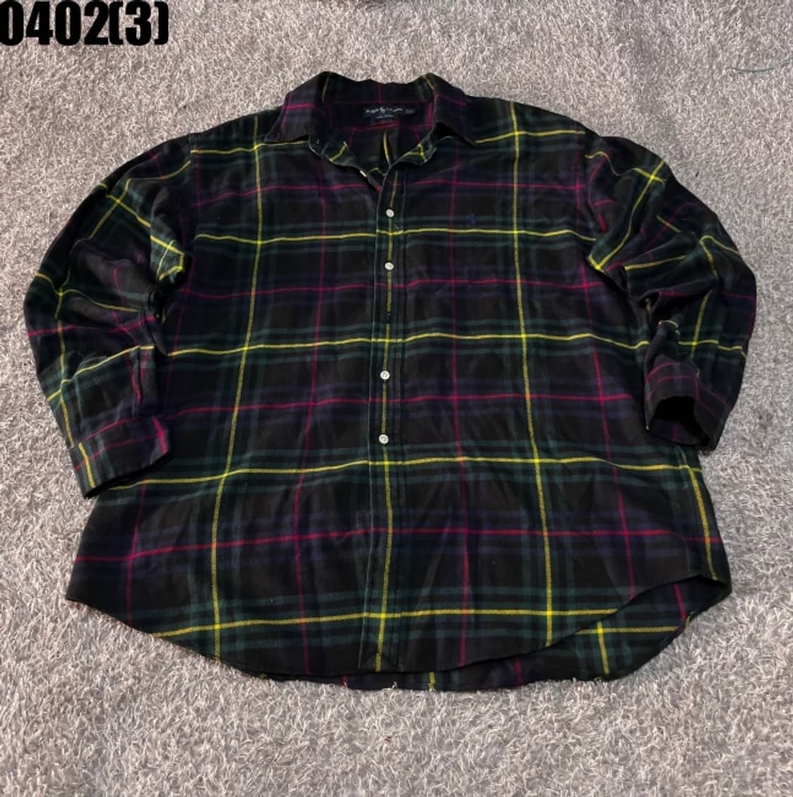 폴로 랄프로렌 체크 긴팔셔츠 상품이미지1