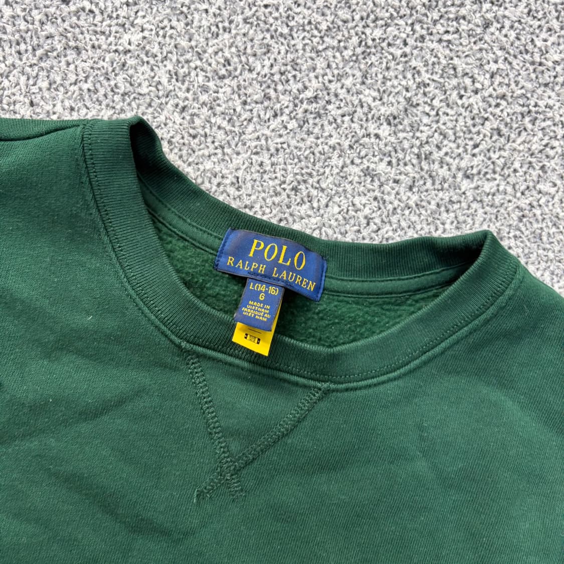 L 폴로 랄프로렌 키즈 기모 긴팔 티셔츠 0331J 상품이미지2