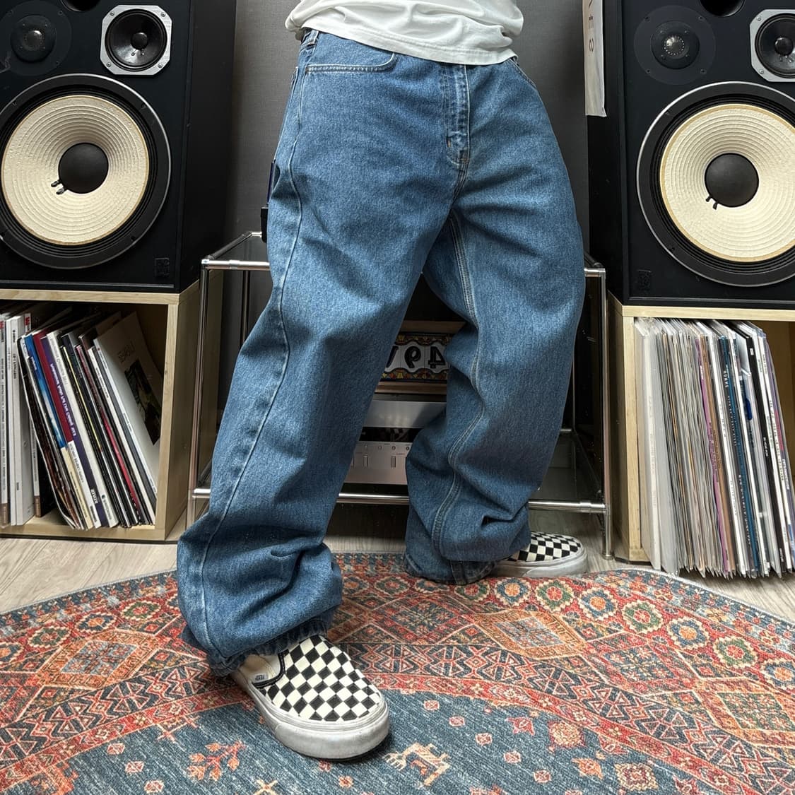 칼하트 #14806 가죽탭 데님팬츠 상품이미지2