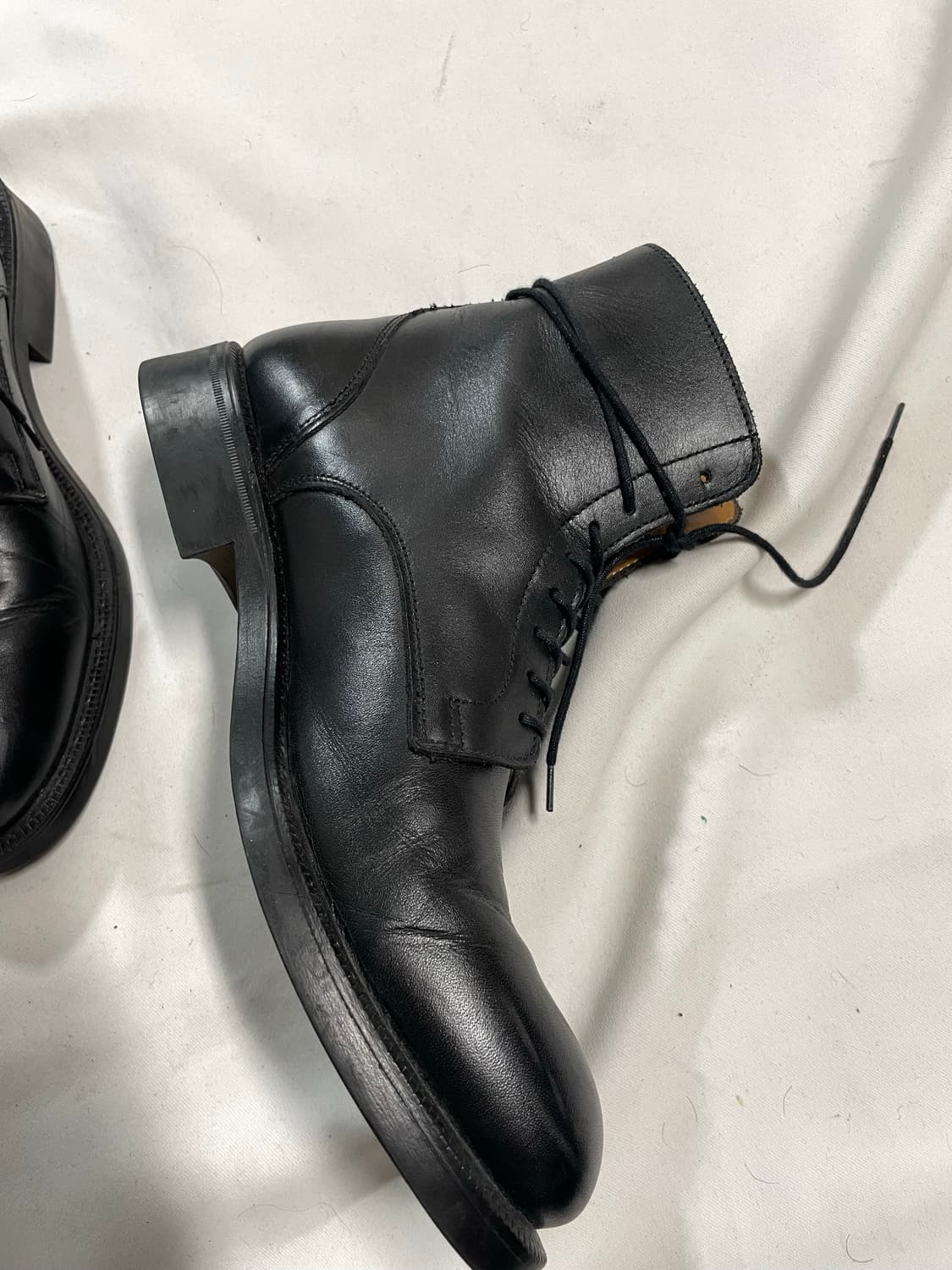 zara 레이스업 레더 부츠 상품이미지4