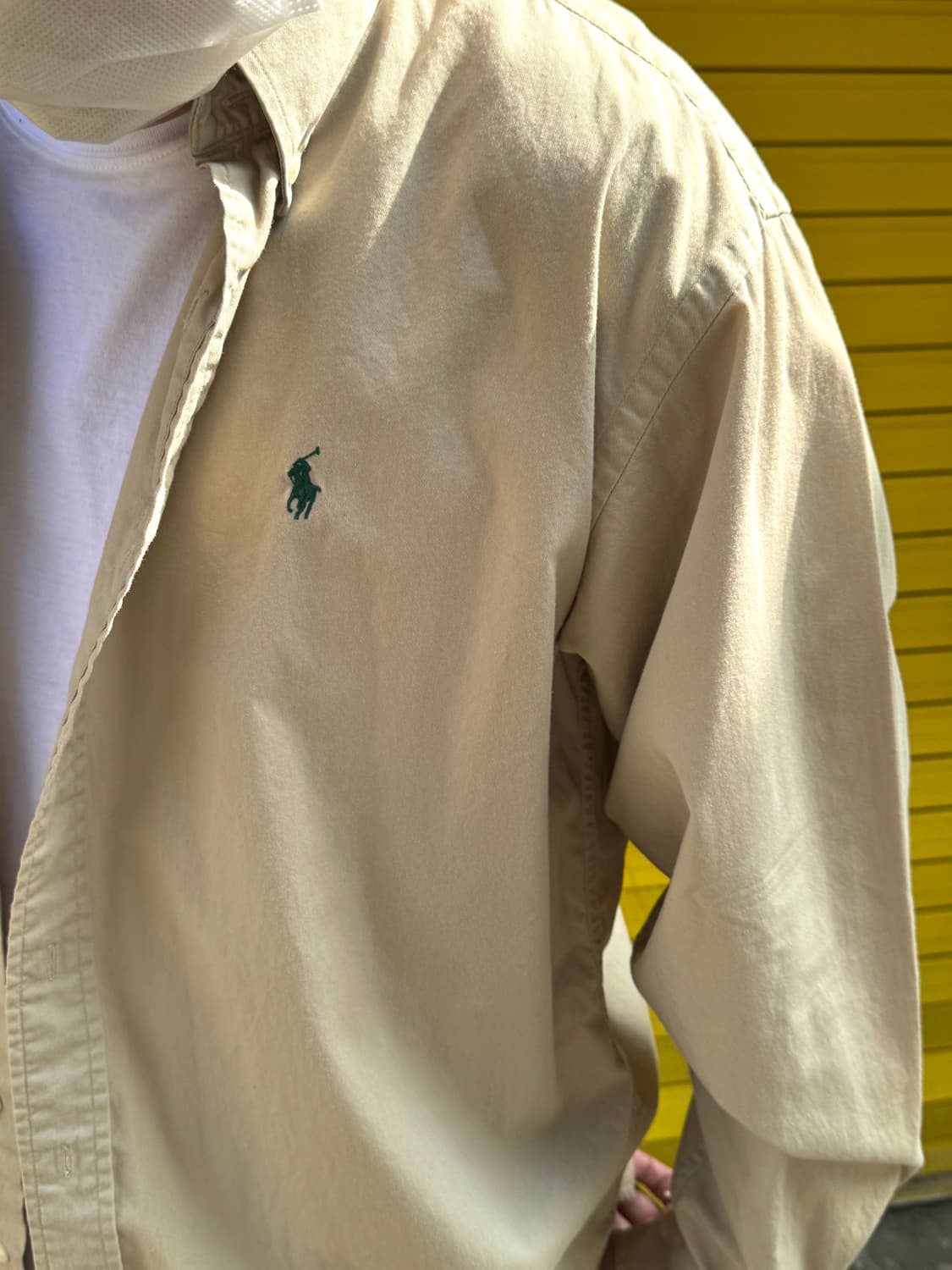 폴로 랄프로렌 옥스포드 셔츠 베이지 XL 상품이미지3