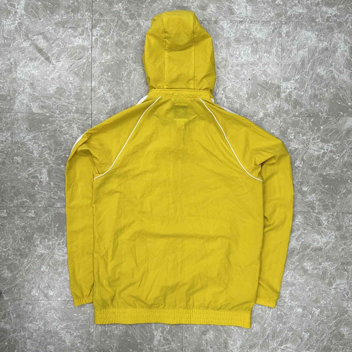 아디다스 신형 옐로우 러블리힙 윈드브레이커 자켓 후드집업 희귀져지(L) 상품이미지3