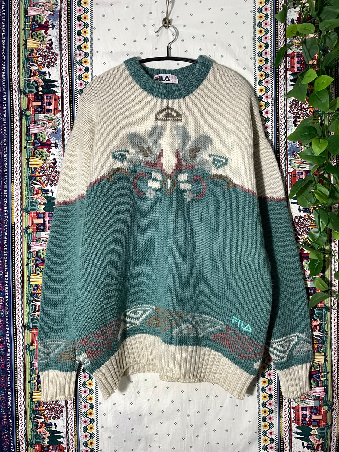 italy old fila wool sweater 상품이미지1