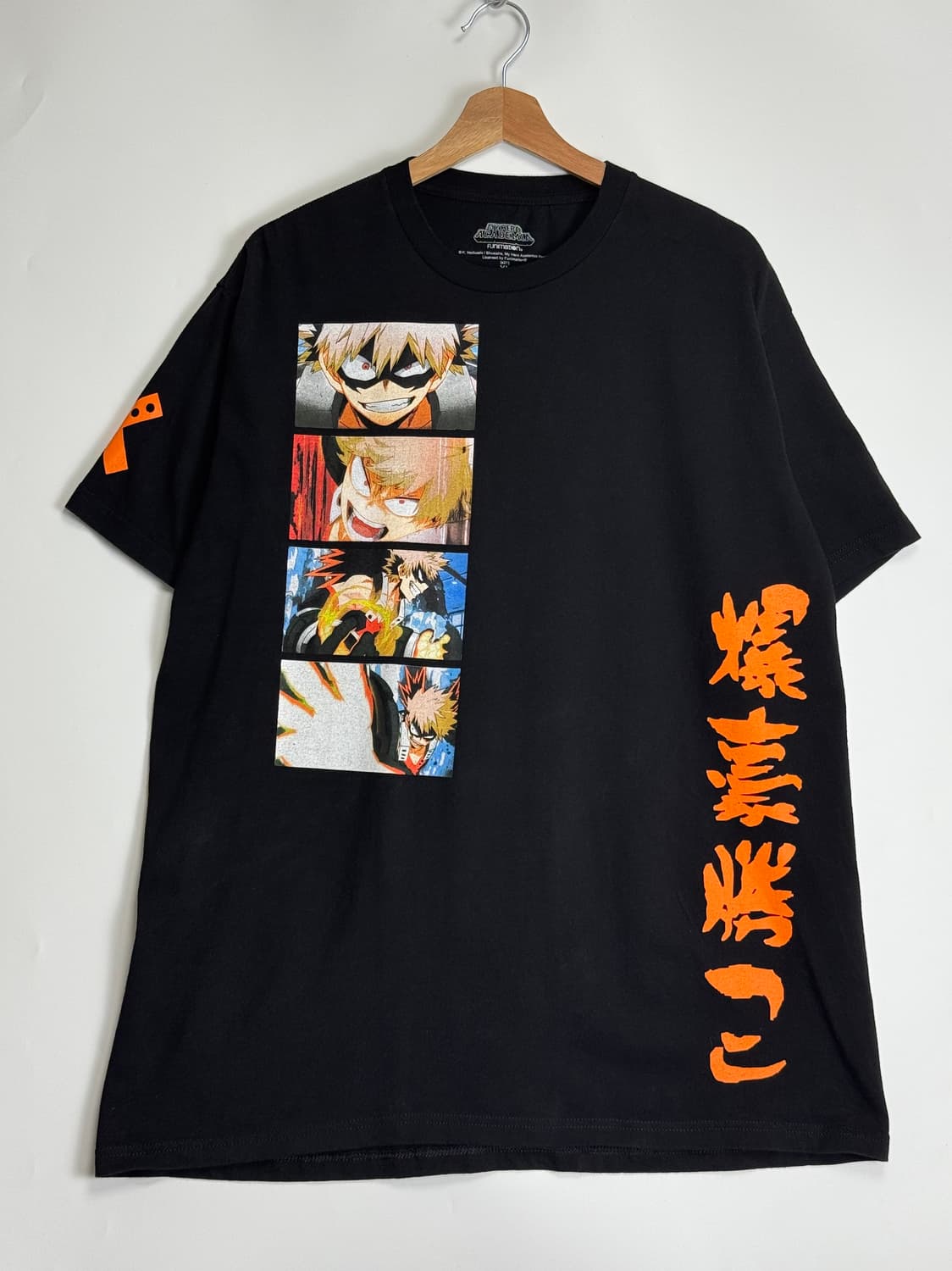 나히아 히로아카 바쿠고 공식 라이센스 반팔 티셔츠 XL 상품이미지2