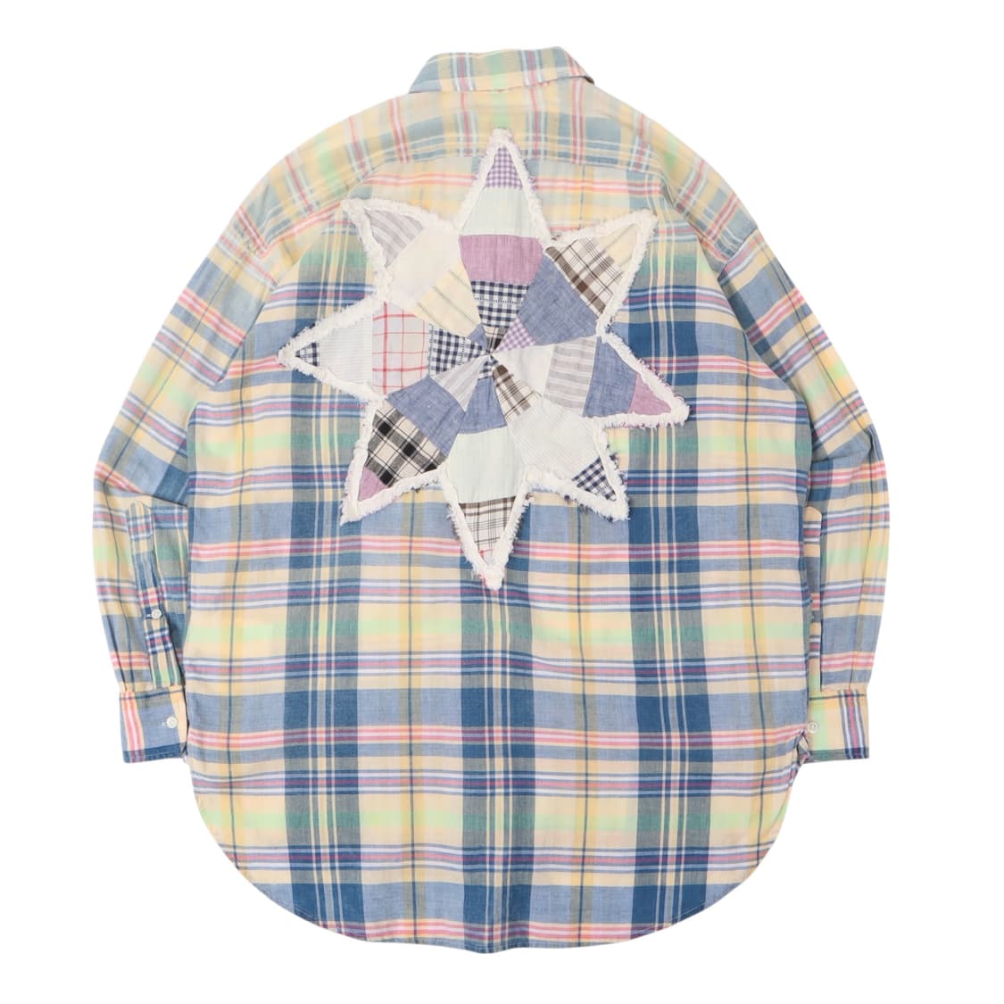 폴로 랄프로렌 퀼트 패치워크 다이드 체크 셔츠 상품이미지1