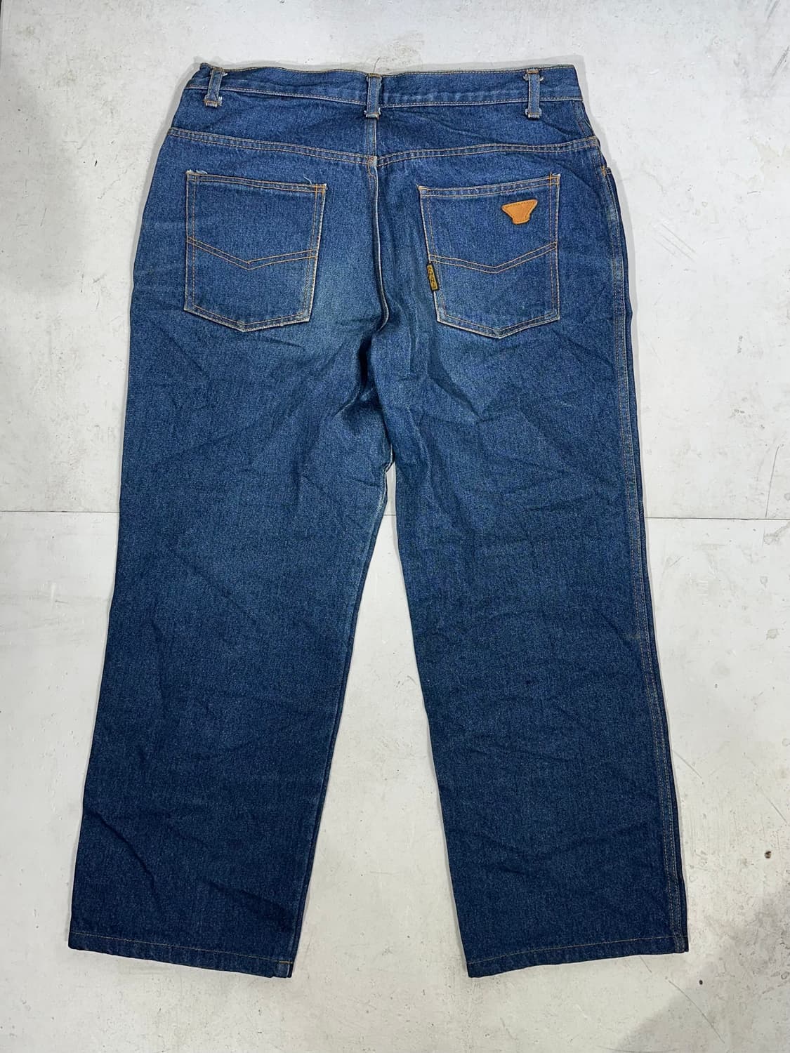 90s 아르마니 진청 와이드 데님 팬츠  상품이미지5