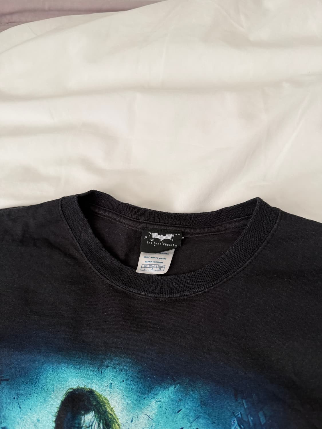 [L] 00‘s 빈티지 다크나이트 프로모션 조커 티셔츠 상품이미지2