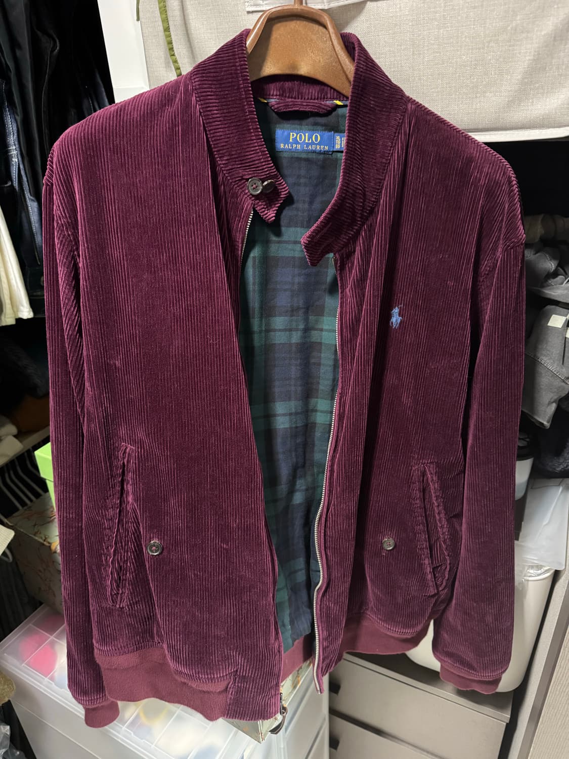 폴로 코듀로이 바라쿠다 자켓 XL 상품이미지1