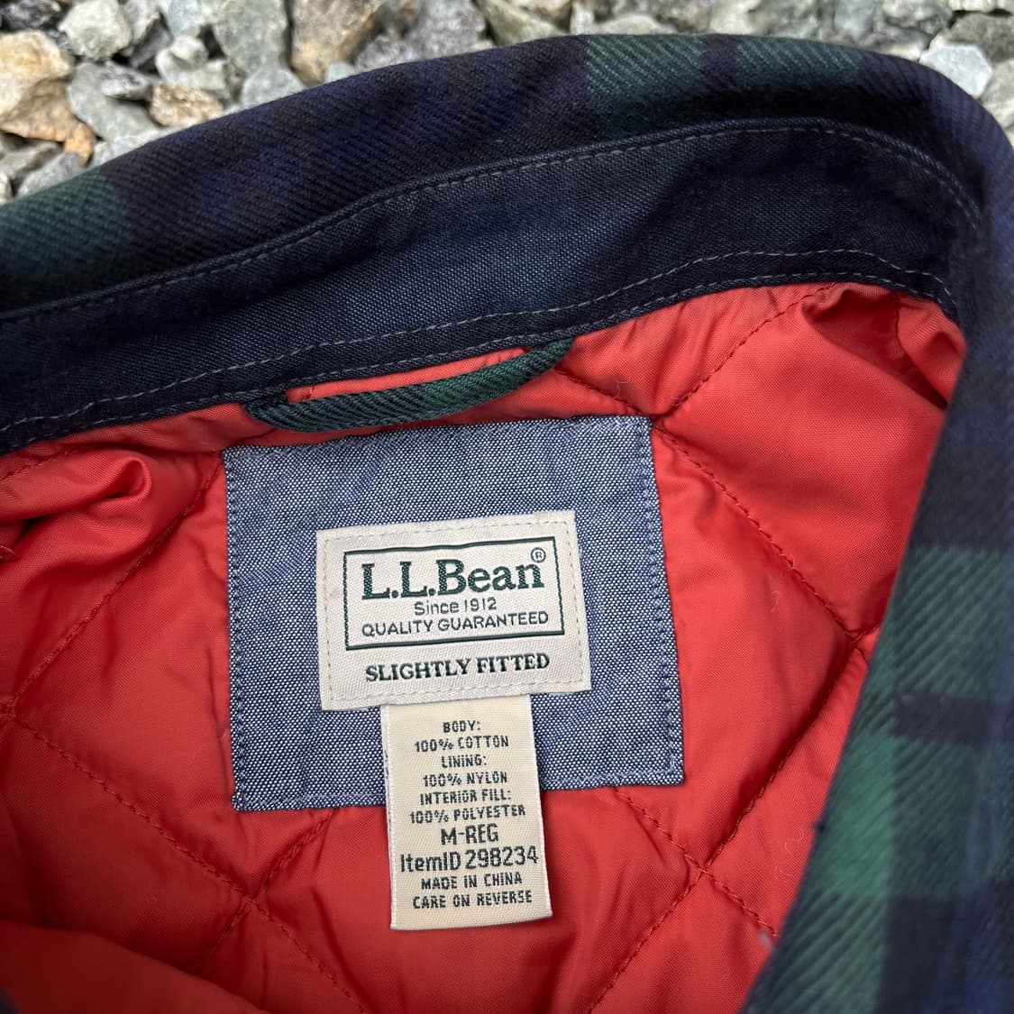 L.L.Bean 체크 퀼팅자켓(실측확인) 상품이미지4