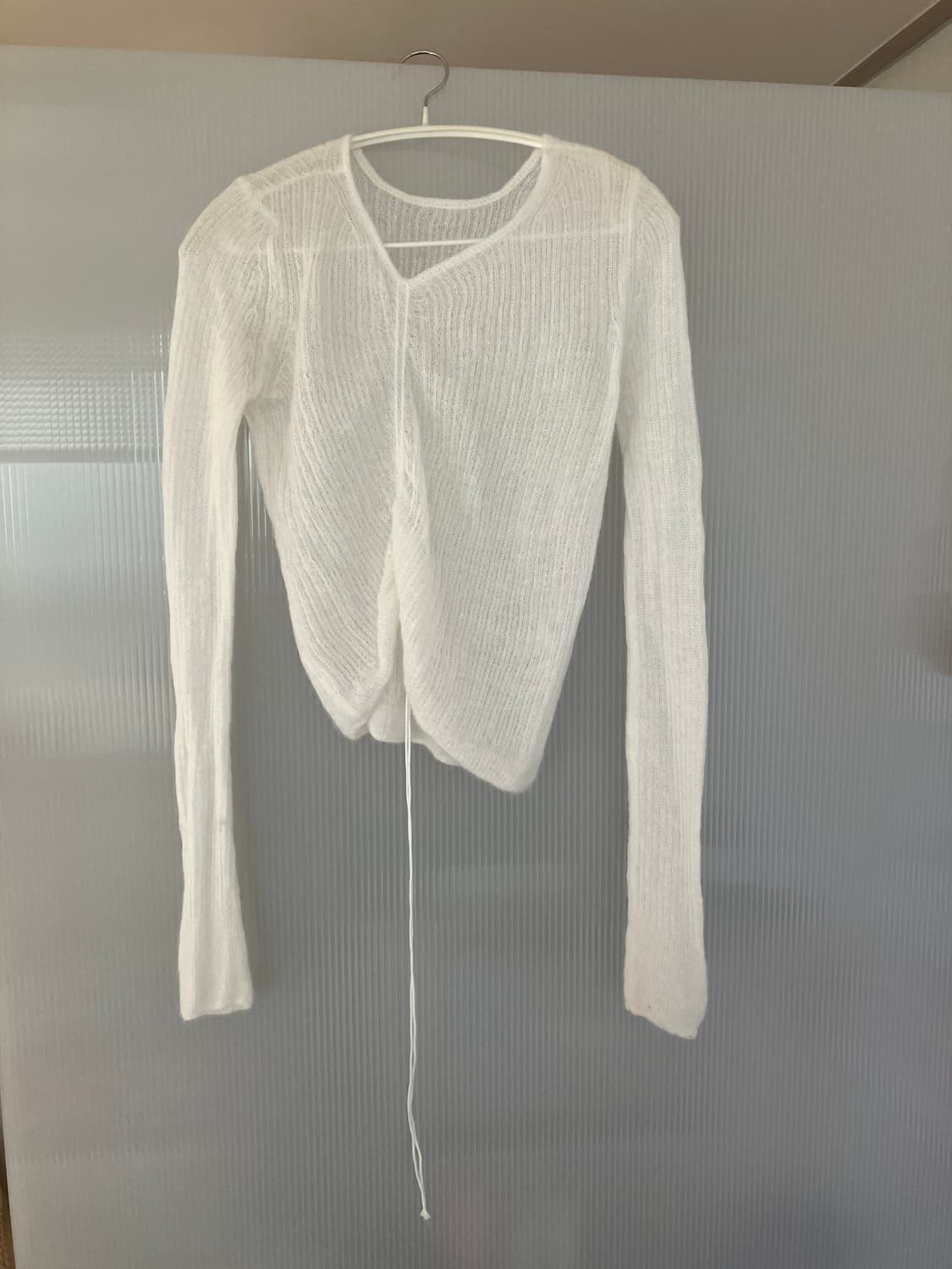 세실리아반센 ussi 모헤어 니트 화이트 상품이미지5