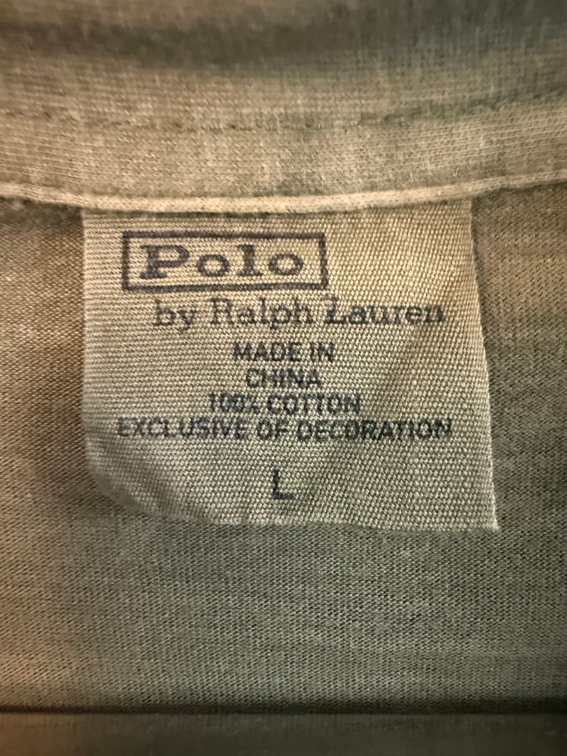 90s Polo Ralph Lauren Olive Pocket shirt 상품이미지3