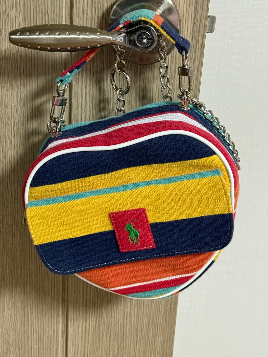 폴로 스트라이프 미니 체인백 상품이미지1