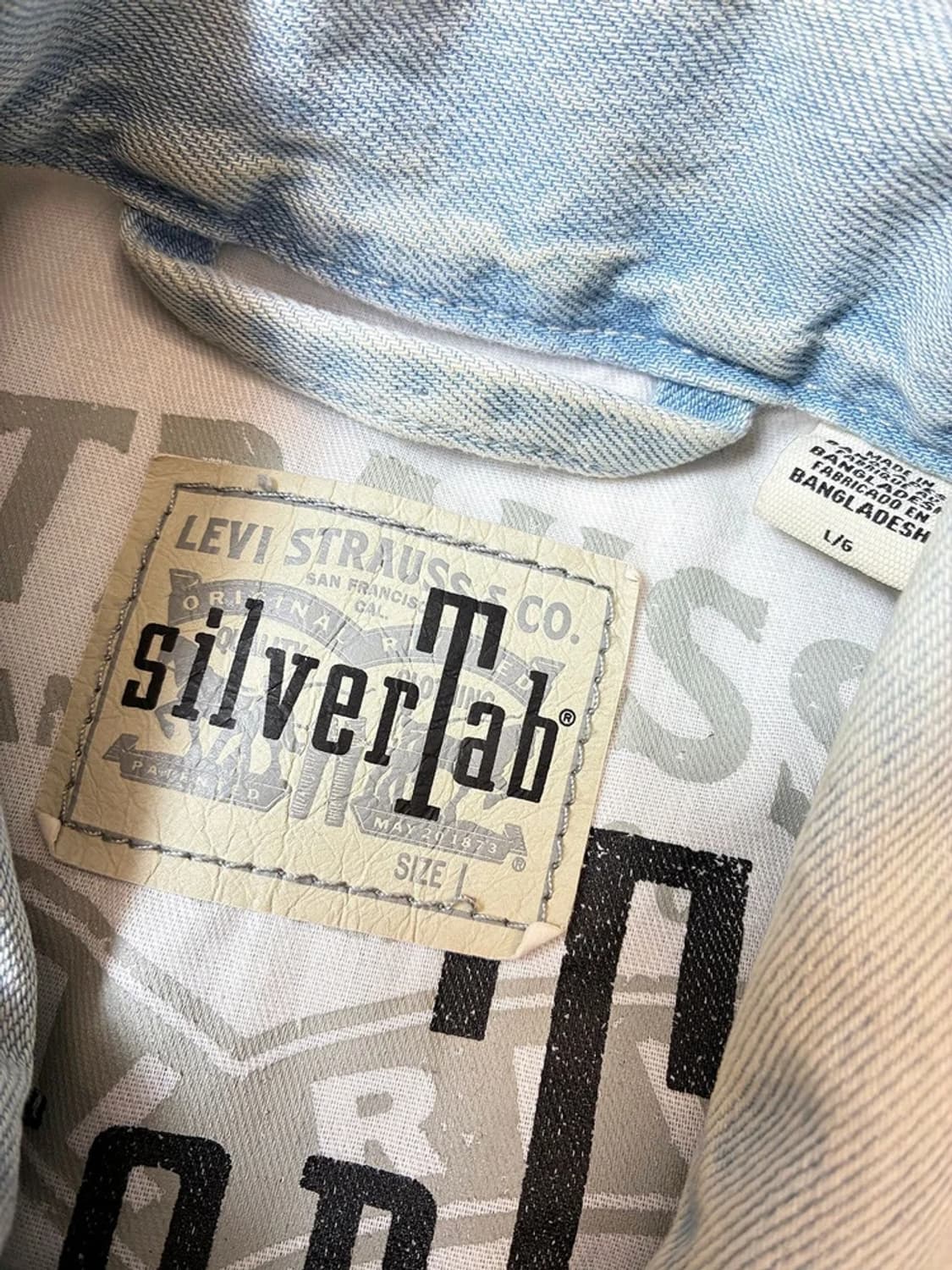 리바이스 실버탭 아이스 데님 트러커 자켓 PN7834 상품이미지9