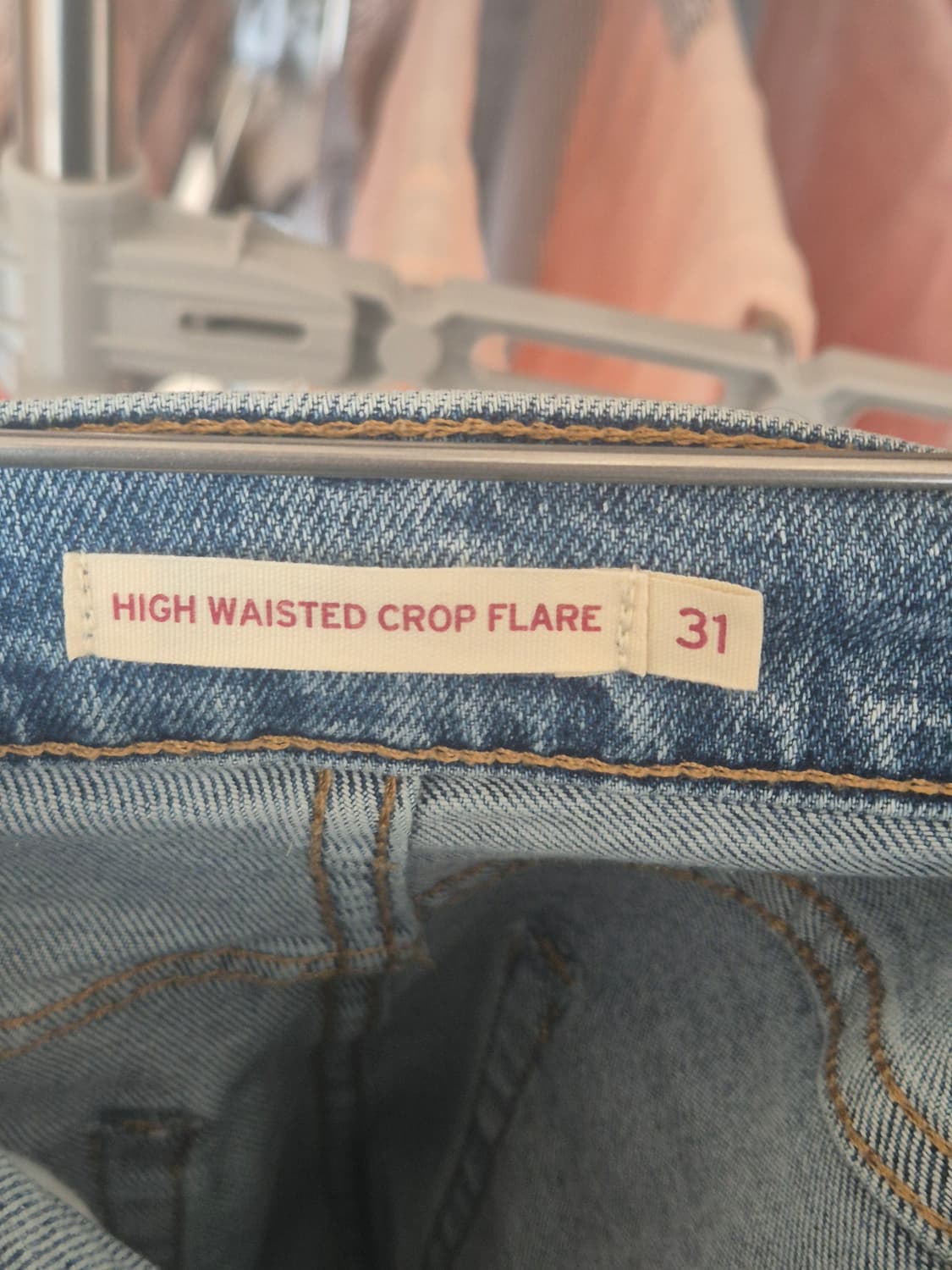 리바이스 부츠컷 하이웨이스트 플레어진 31x29 상품이미지5