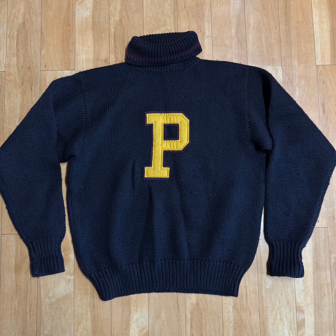 폴로 남성 울 목폴라니트 스웨터 블랙 L 상품이미지1