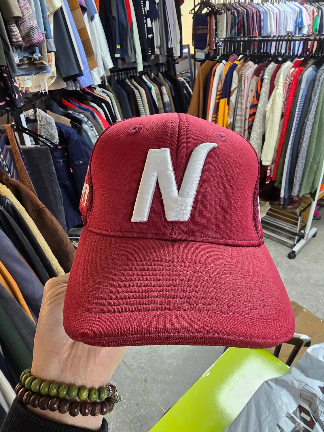 넥센히어로즈 N로고 볼캡 버건디 (1410) 상품이미지1