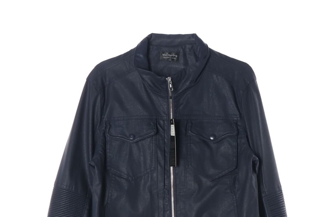 웰스프링 라이더 페이크 레더 자켓 100 상품이미지3