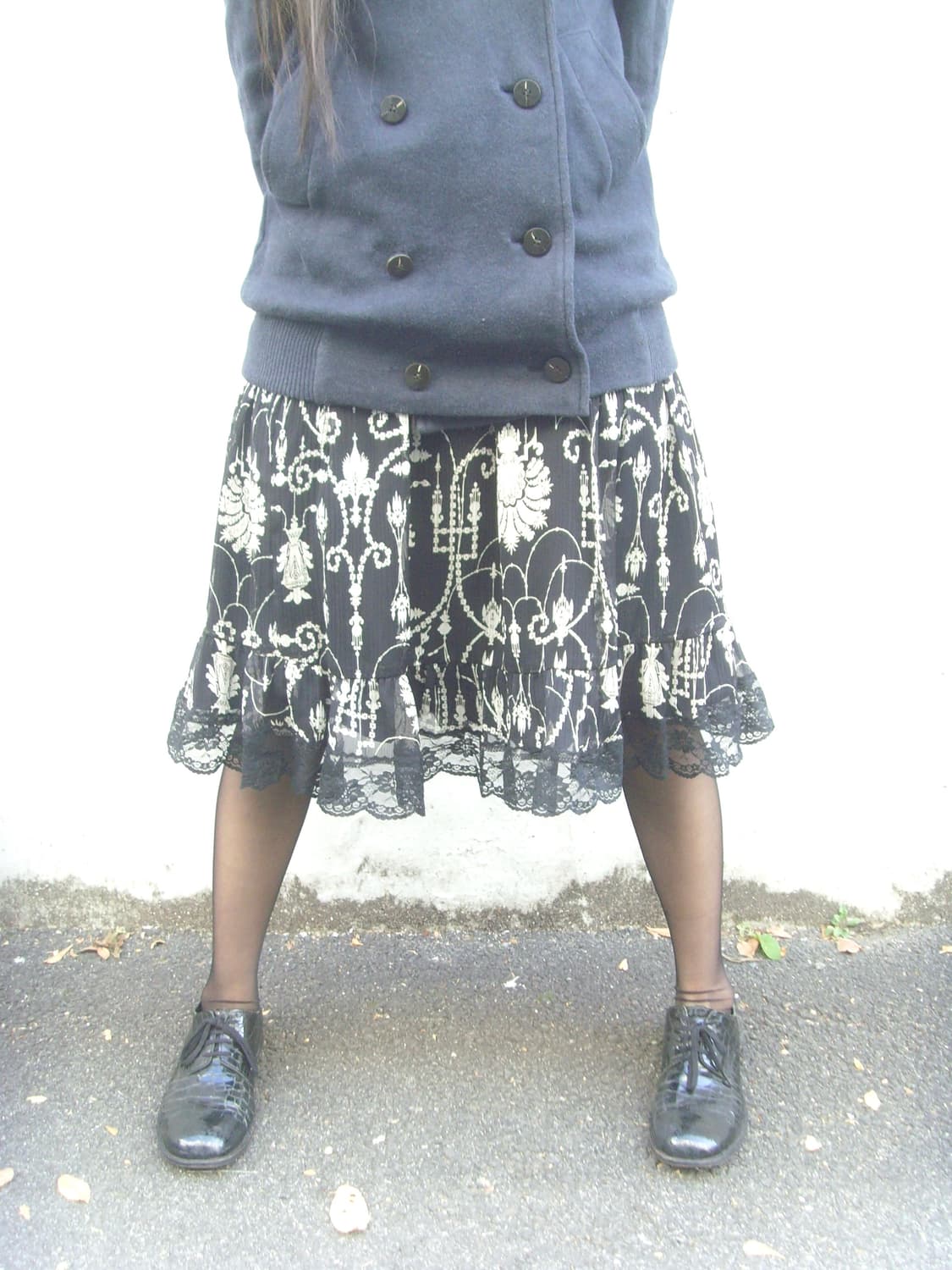 Jpn vintage midi skirt  상품이미지1