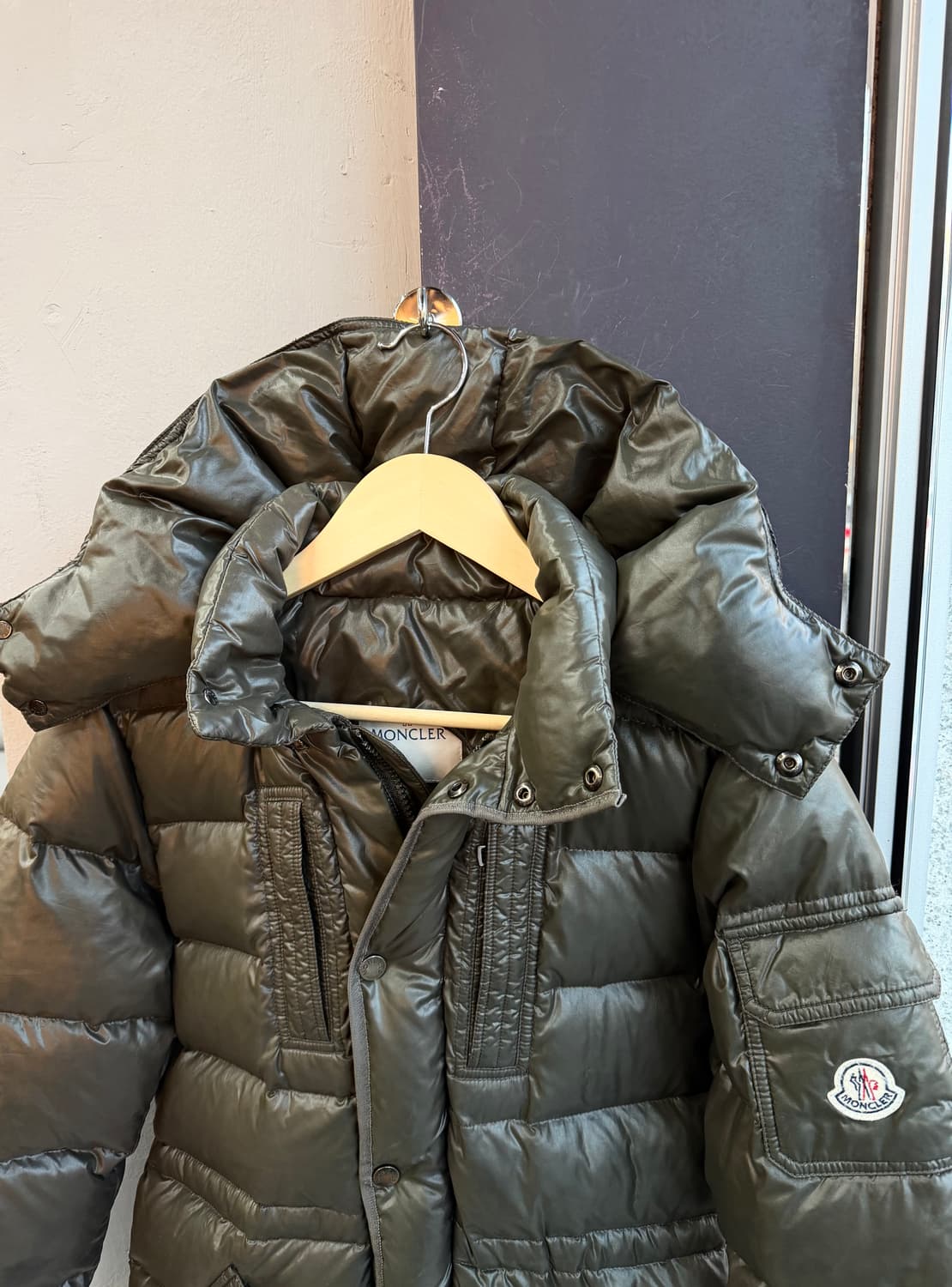 55~66/ 몽클레어 00s 아카이브 다운 나일론 패딩점퍼 상품이미지4
