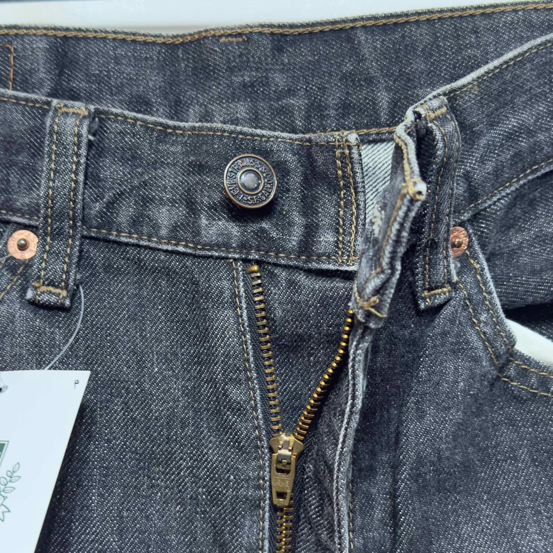 리바이스 517-09 흑청 데님팬츠 W30 L33 상품이미지4