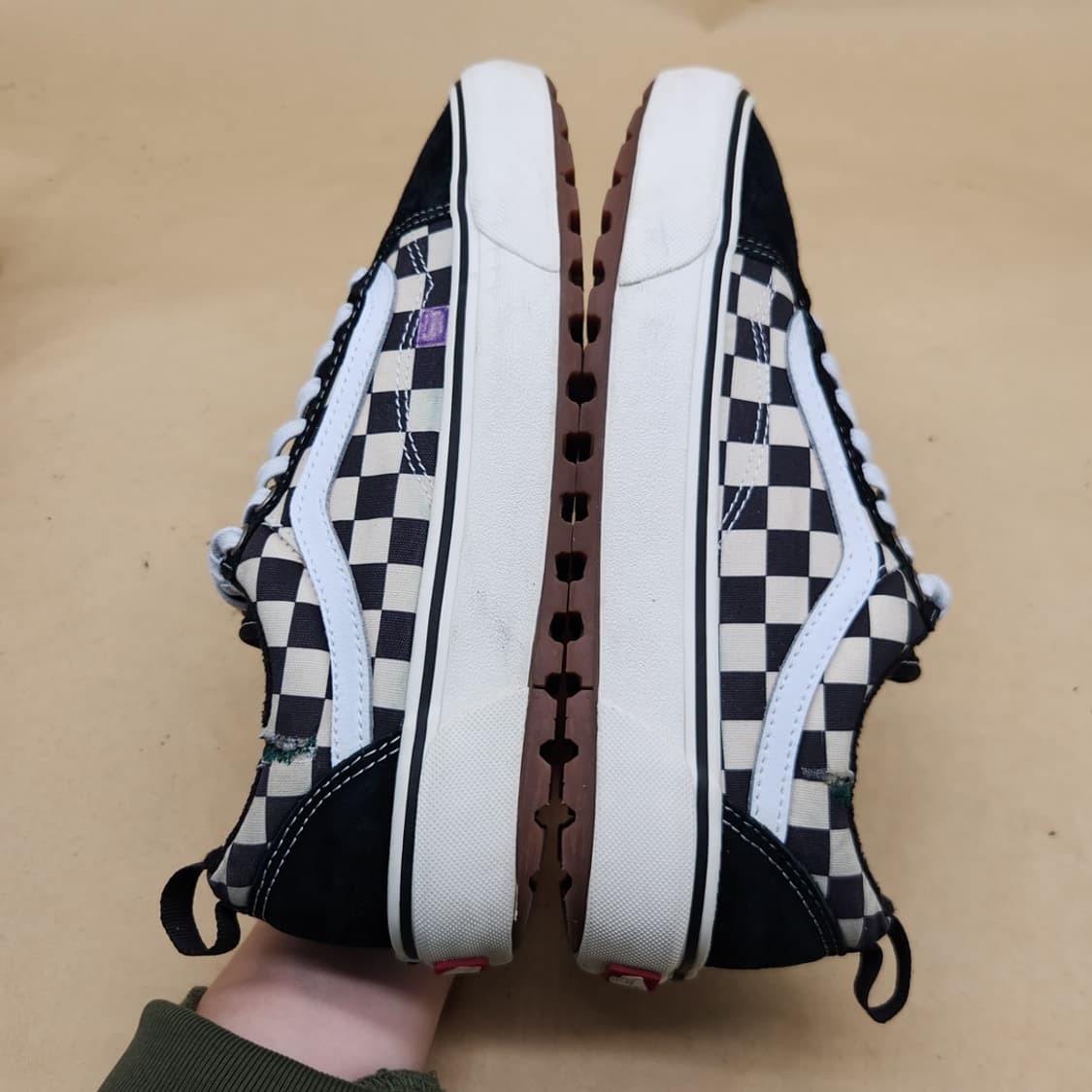 반스 올드스쿨 체커보드 스니커즈 255 상품이미지5