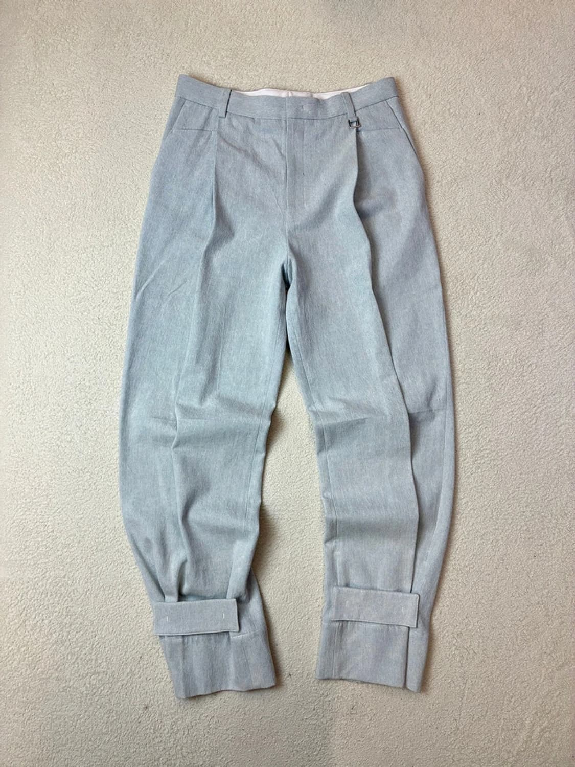 우영미 21ss 클래식 비조 스트랩 투턱 팬츠 PN6200    상품이미지1