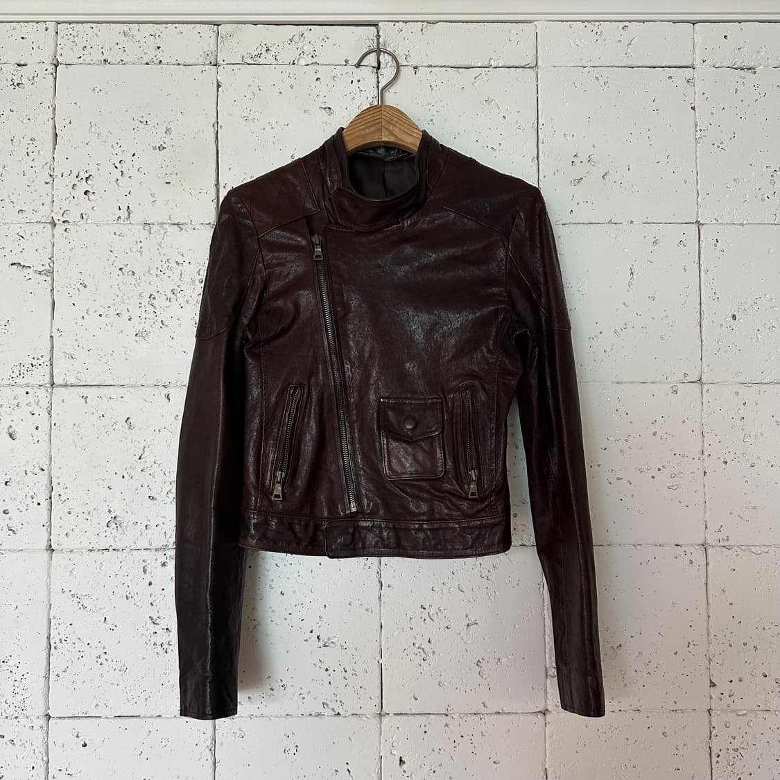 우먼44 양가죽 라이더 자켓 상품이미지1