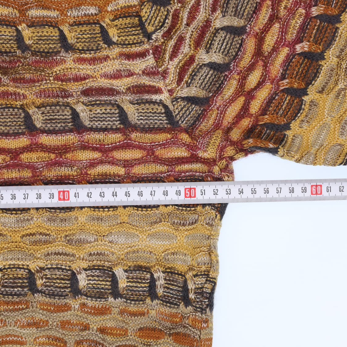 95-100정도 미쏘니 패턴 카라 니트 N7586 상품이미지5