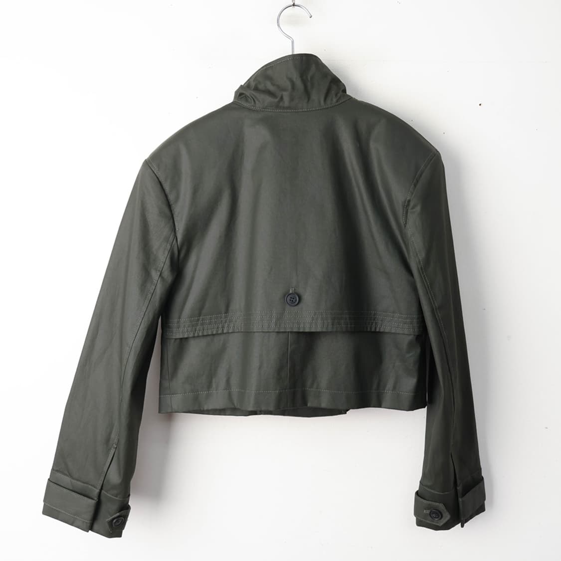 55/자라 크롭 왁스 트렌치코트 상품이미지2