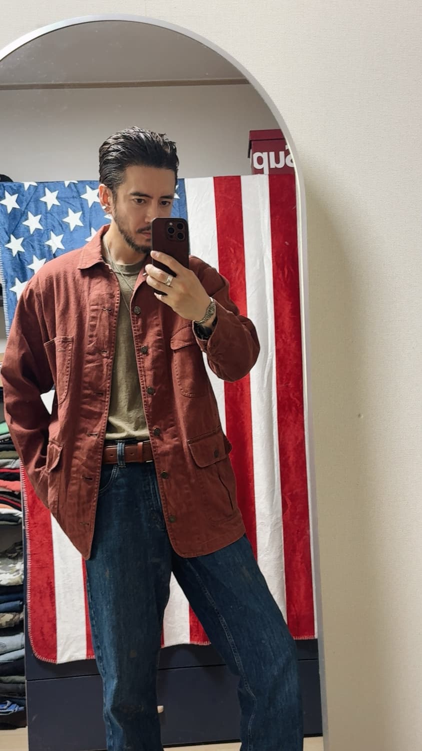 빈티지 프렌치 워크자켓 French Work jacket 워크웨어[XL] 상품이미지4