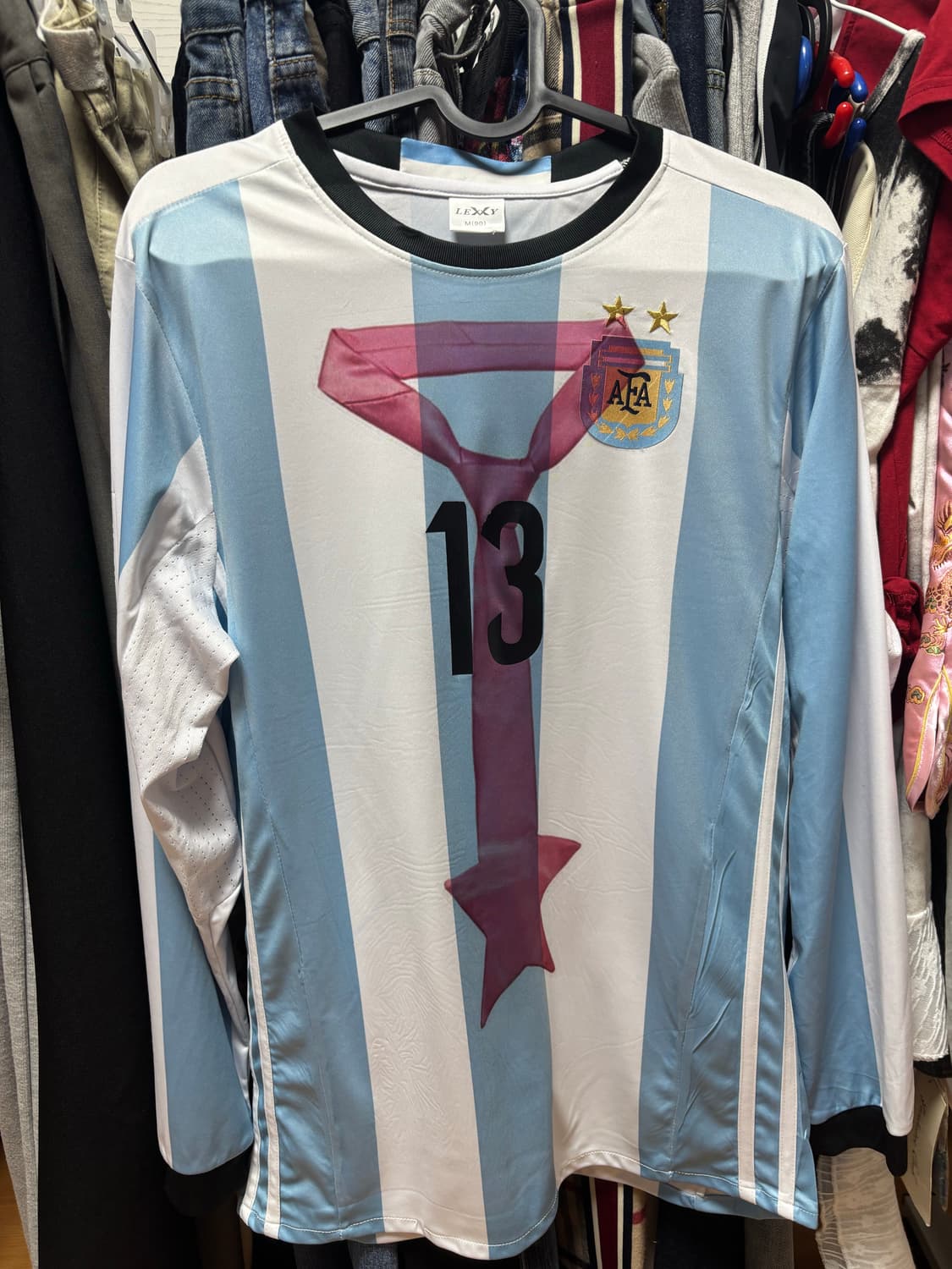Afa 넥타이 프린팅 져지 tie printing jersey 상품이미지2