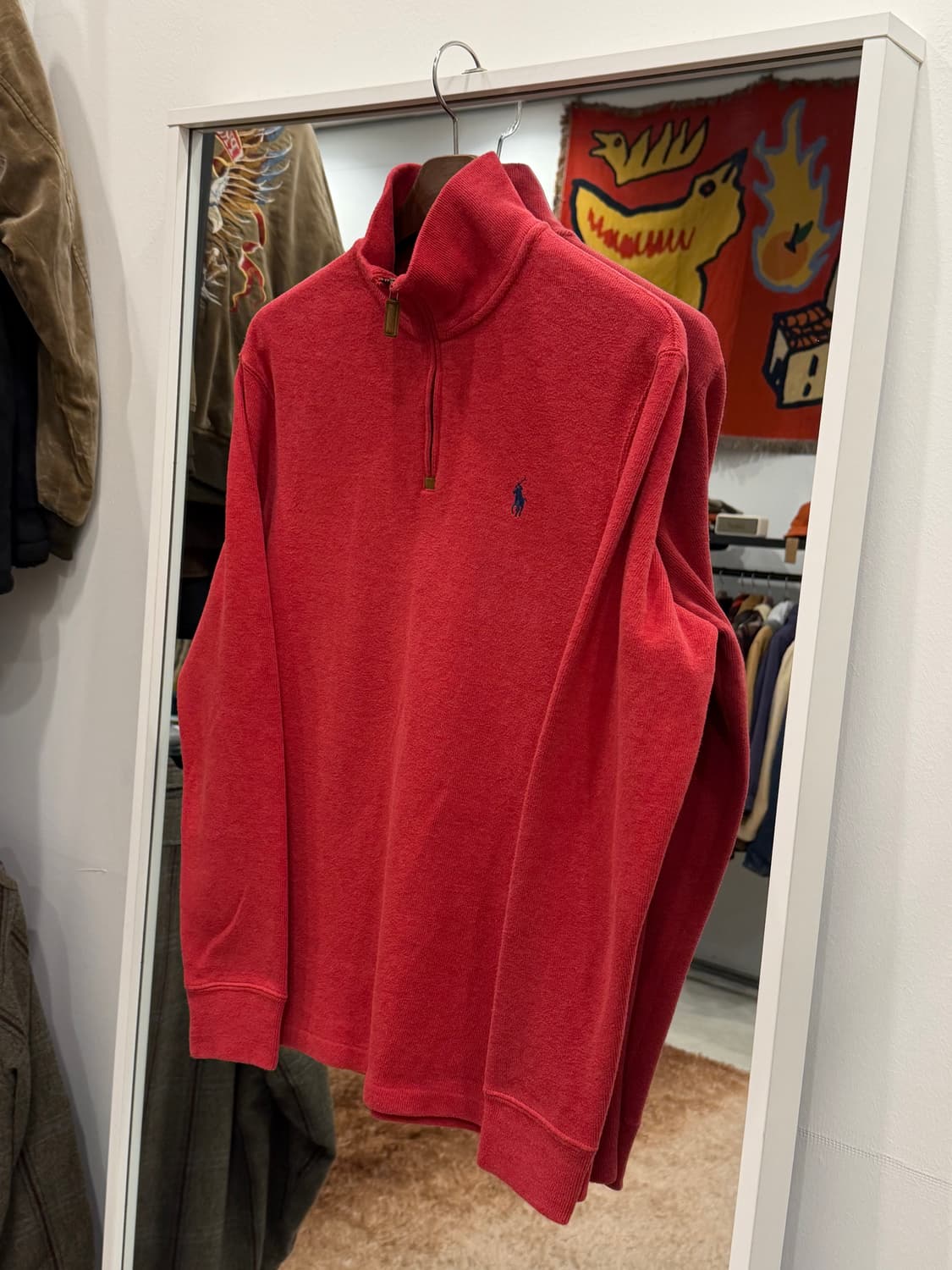 Polo ralph lauren 폴로 랄프로렌 하프넥 쿼터 집업 니트 상품이미지1