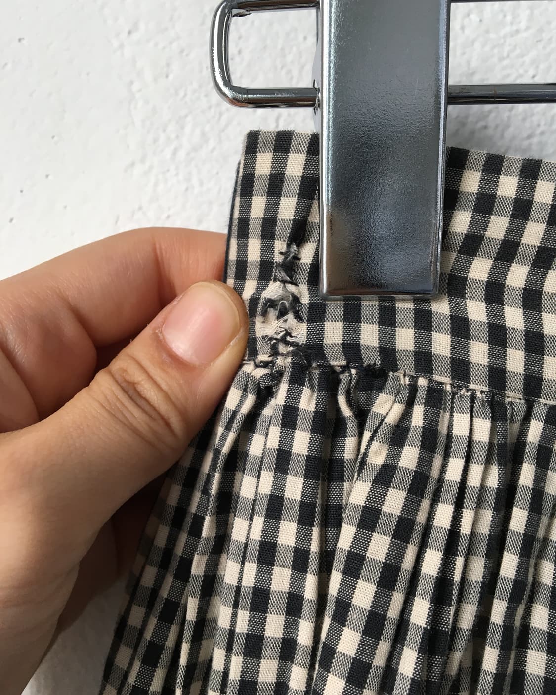 Check pattern skirt 상품이미지3