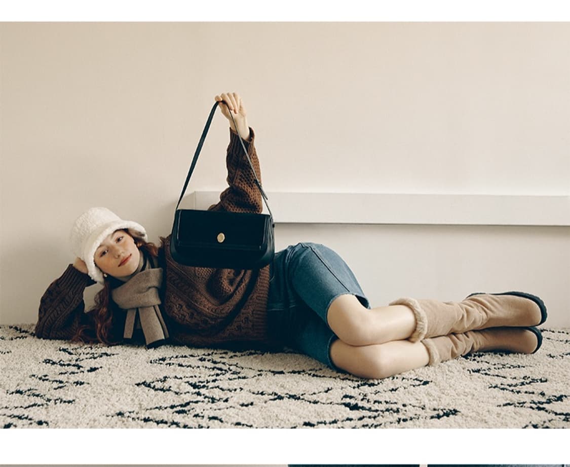 [한번착용] 렉켄 퍼 부츠 (털부츠 양털부츠 무스탕부츠 어그) 상품이미지5