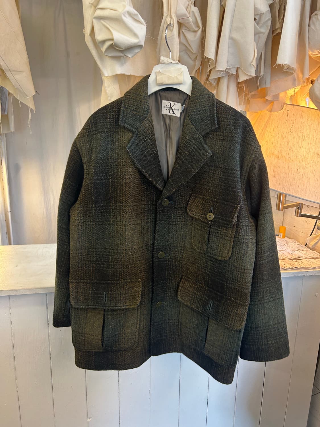 90‘s Calvin Klein jeans 3-button jacket 상품이미지3