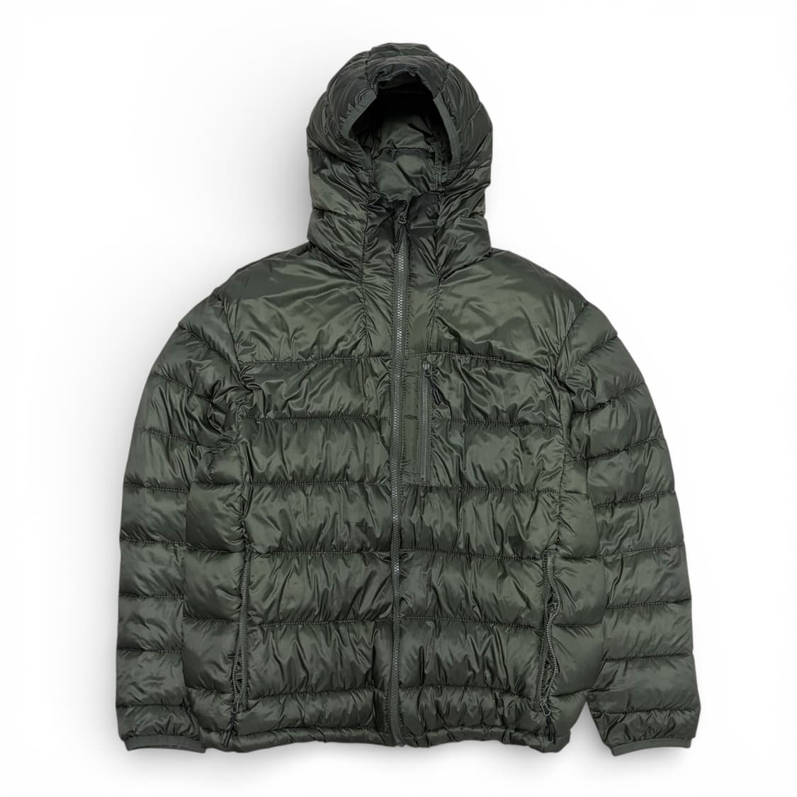 H&M 경량 패딩 카키 상품이미지1