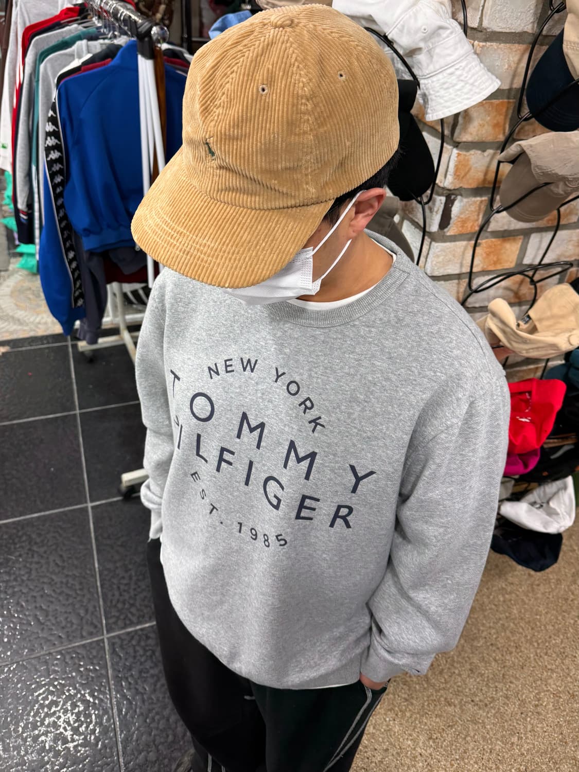 타미힐피거 스펠로고 스웻셔츠 XL 상품이미지2