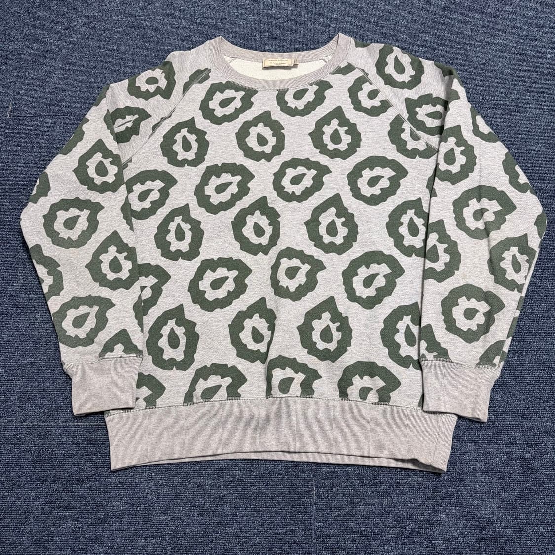 메종 키츠네 그레이 멜란지 마르코 플레임 맨투맨 상품이미지1