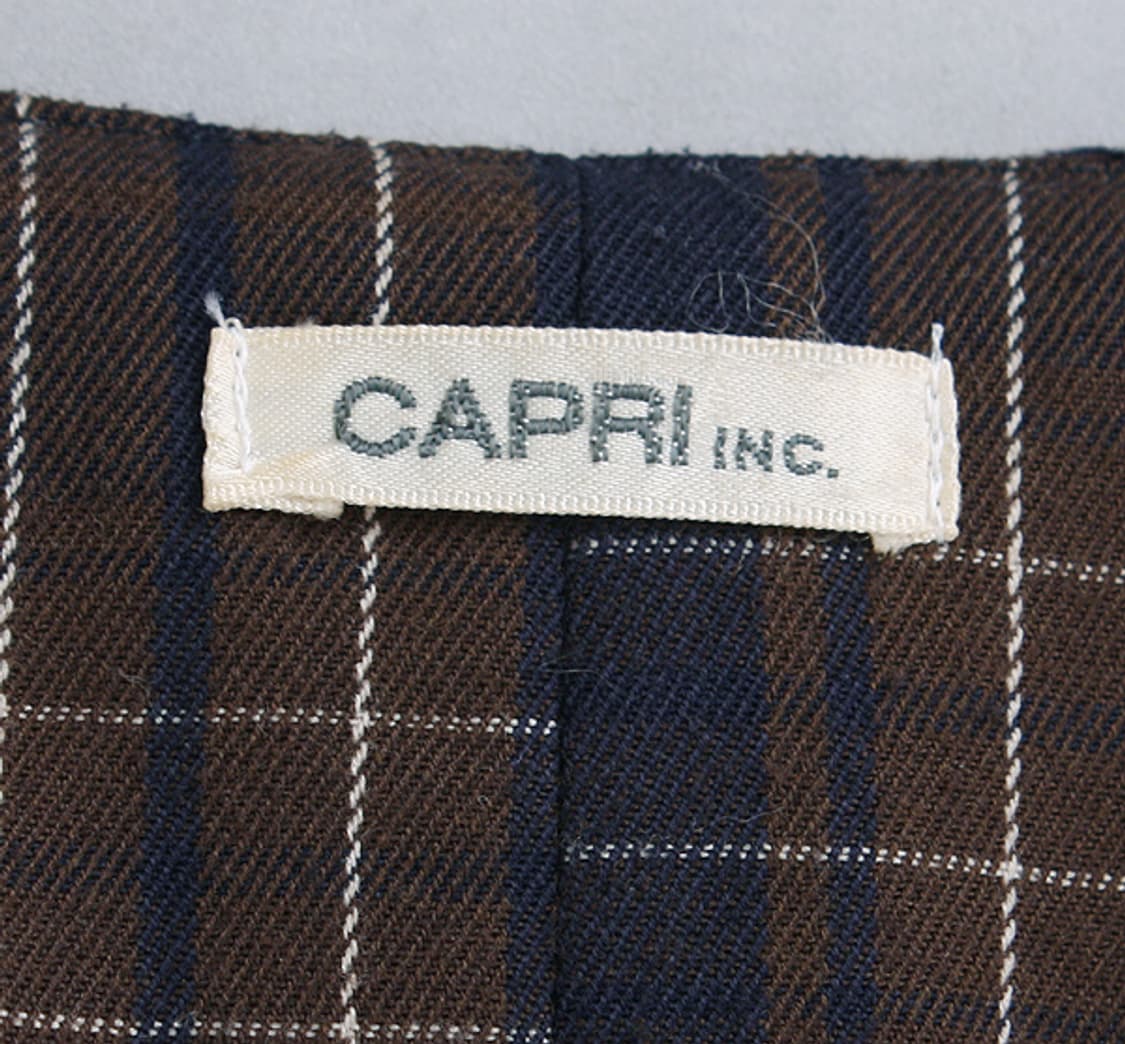 CAPRI _ check vest ops _S4397 상품이미지8