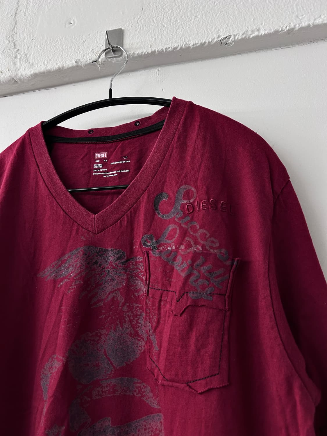 디젤 그래픽 포켓 반팔 상품이미지2