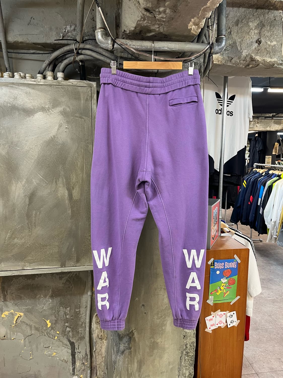 오프화이트 기모 조거 팬츠 퍼플 S #csz2635 상품이미지2