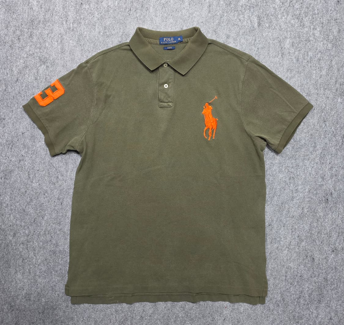 폴로 랄프로렌 빅포니 슬림핏 Pk 카라 반팔티 XL 상품이미지1