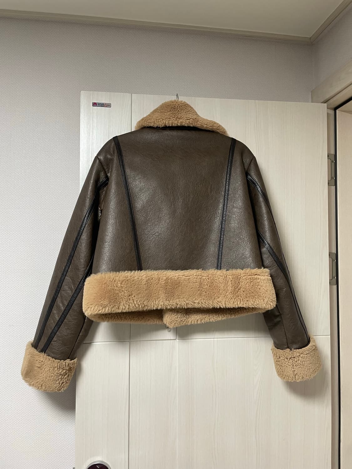 트리밍버드 무스탕 브라운 상품이미지2