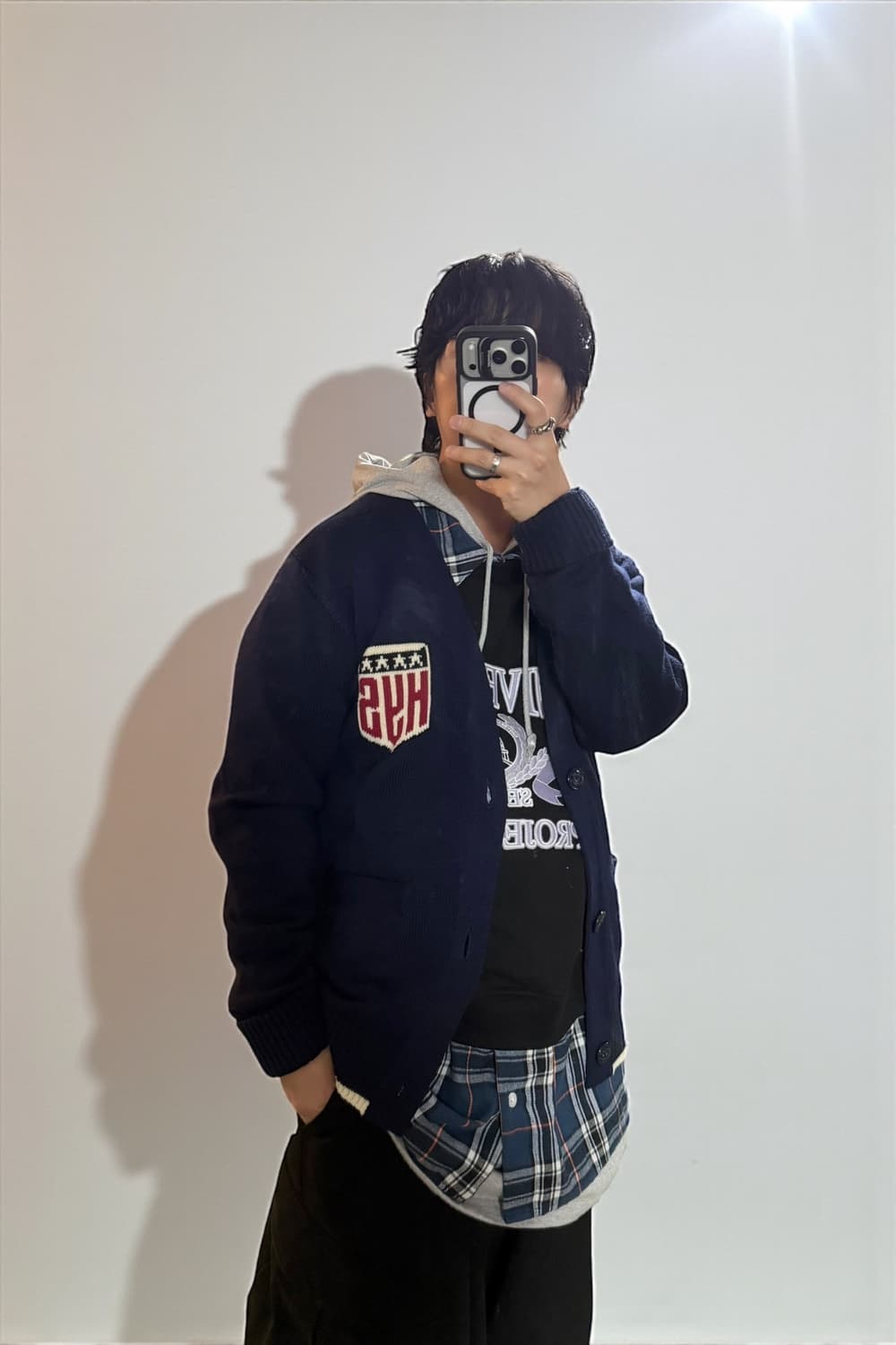 히스테릭글래머 로고 울 가디건 상품이미지3