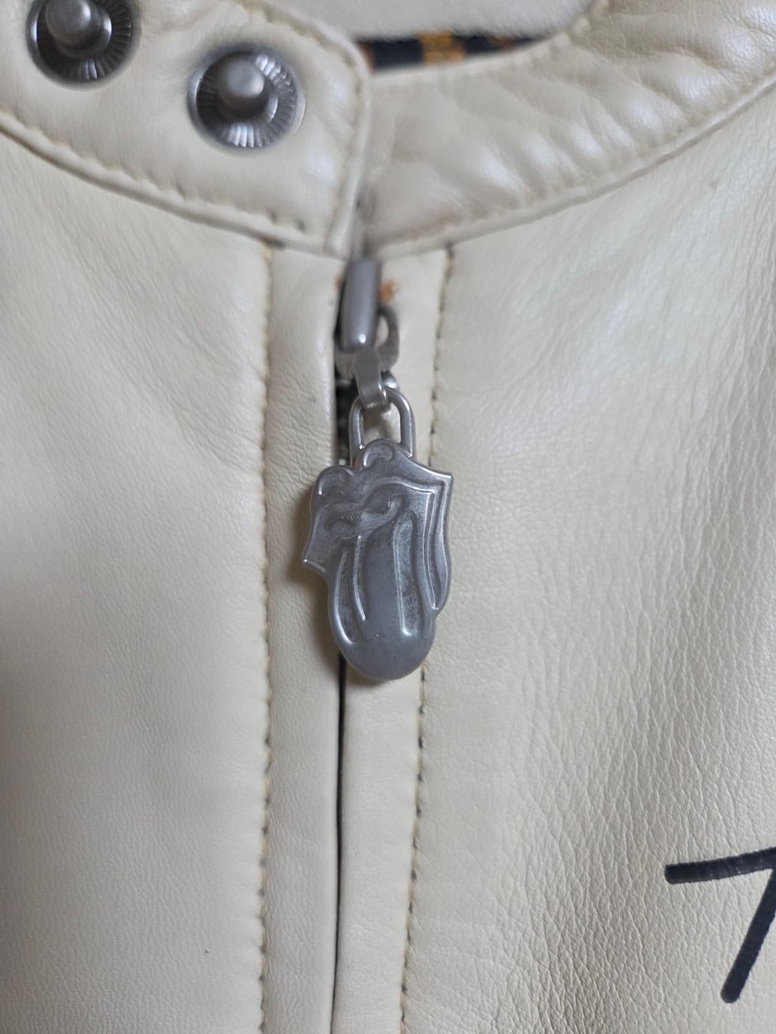 XL) 브라바도 롤링스톤즈 레더 자켓 상품이미지3