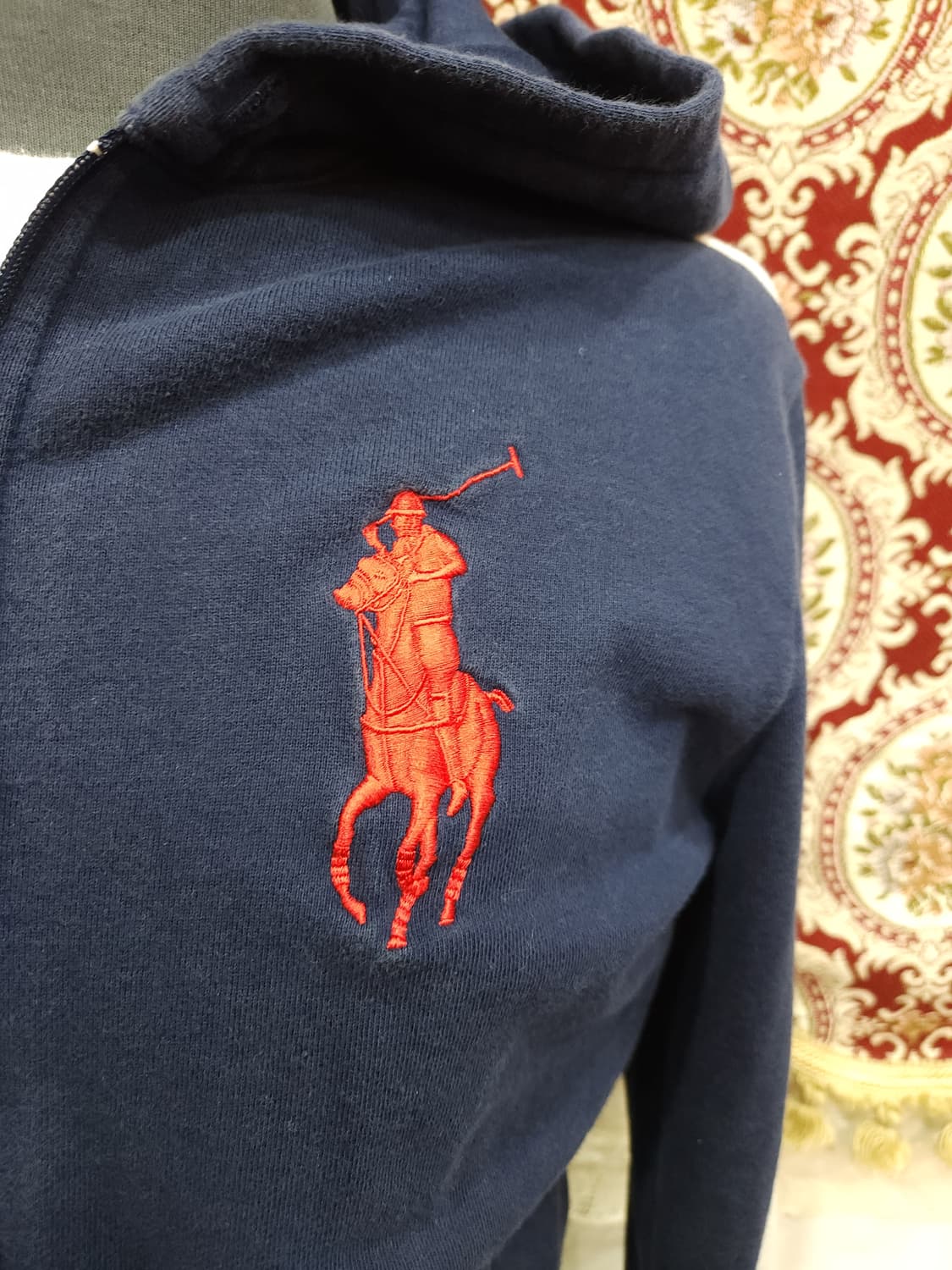 폴로 랄프로렌 2006 us open 빅포니 네이비 후드 집업 상품이미지3