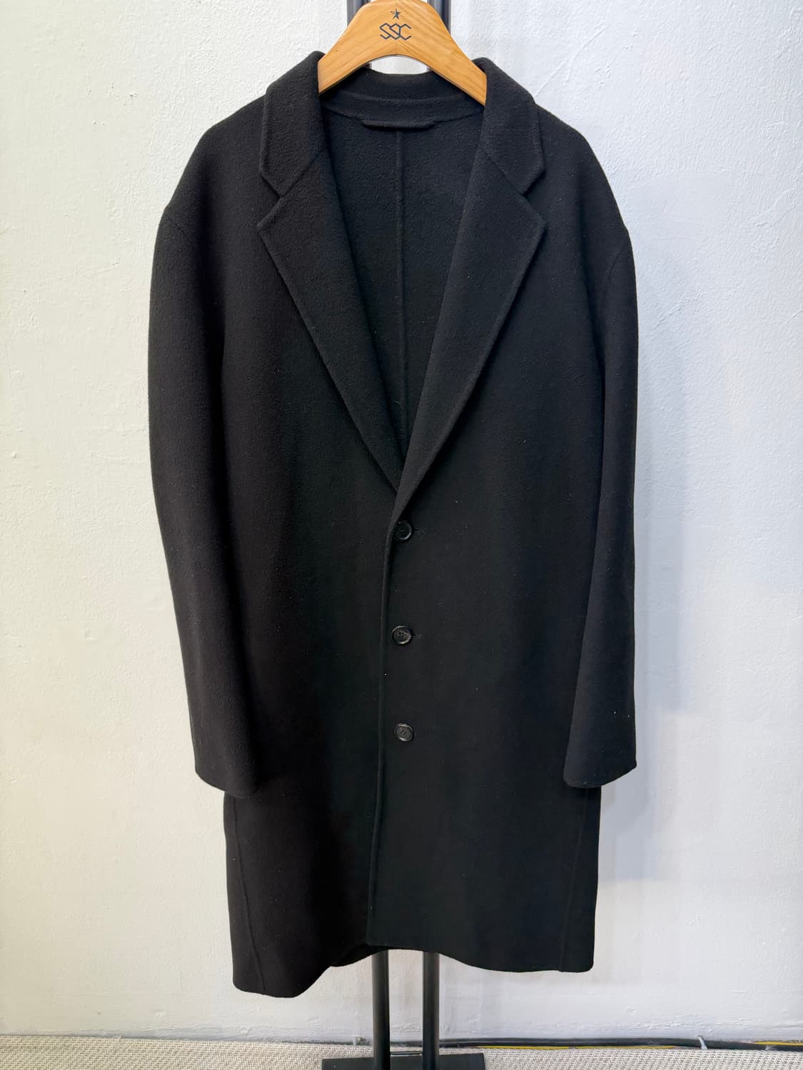 정품) 비이커 캐시미어 오버핏 코트 1 상품이미지1